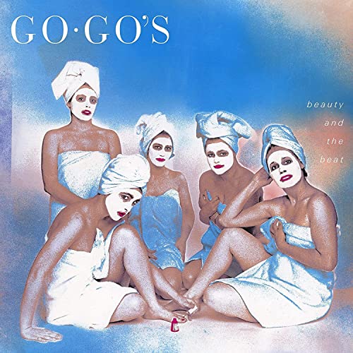 The Go-Go's album cover: five women in towels with painted faces.