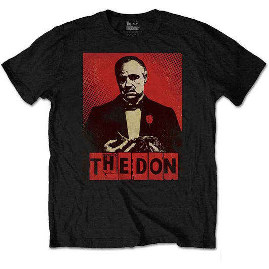 Black t-shirt featuring a portrait of Marlon Brando as The Godfather, size XXX-Large.