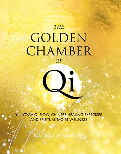 Book cover titled The Golden Chamber of Qi with a glowing gold background.