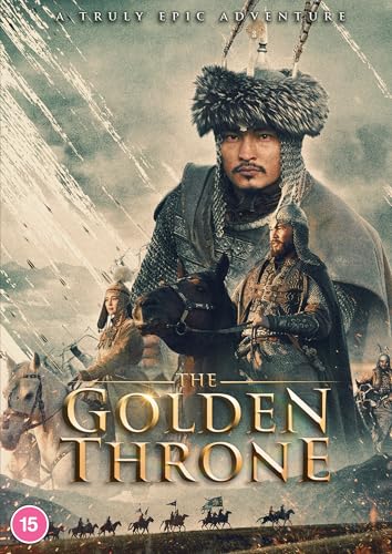 DVD cover for "The Golden Throne" featuring warriors on horseback.
