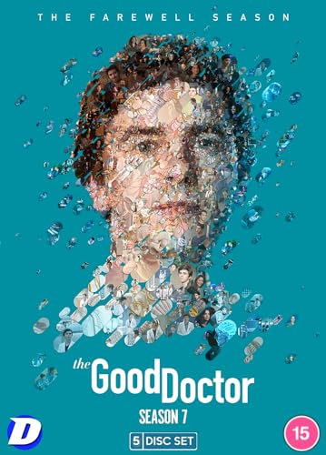 The Good Doctor" Season 7 DVD cover featuring a portrait made of faces.