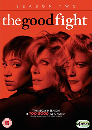 "The Good Fight Season 2 DVD cover featuring three women's faces."