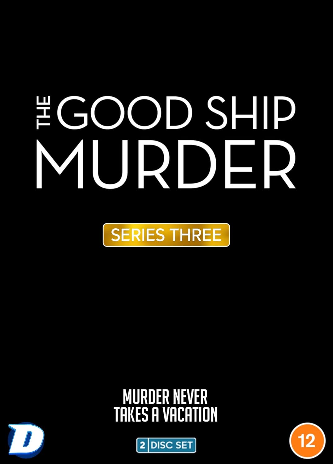 DVD cover for The Good Ship Murder Series Three with a black background.