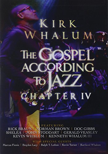 DVD cover featuring a man playing saxophone on stage with other musicians in the background.