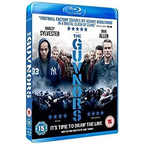 Blu-ray cover for "The Guvnors" featuring a group of men in a crowd.