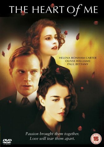 DVD cover for The Heart of Me featuring portraits of three main actors.