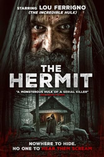 DVD cover art featuring a close-up of a bearded man and a forest cabin.