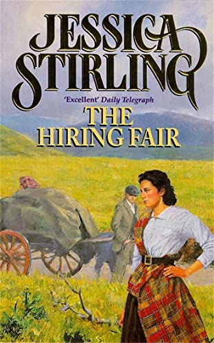Book cover: woman and man in a field with a horse-drawn cart.
