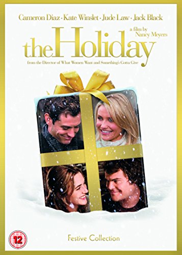 DVD cover for "The Holiday" featuring Cameron Diaz, Kate Winslet, and Jude Law.