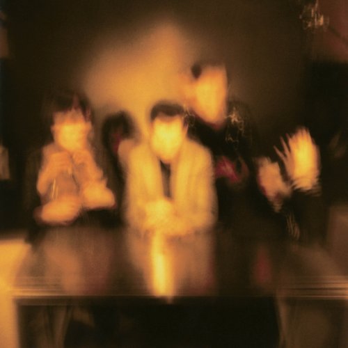 Blurred album cover for The Horrors’ “Primary Colours” featuring band members.