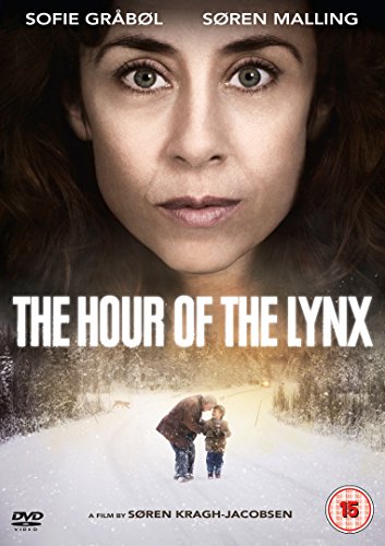 DVD cover for “The Hour of the Lynx” featuring a woman’s worried face.