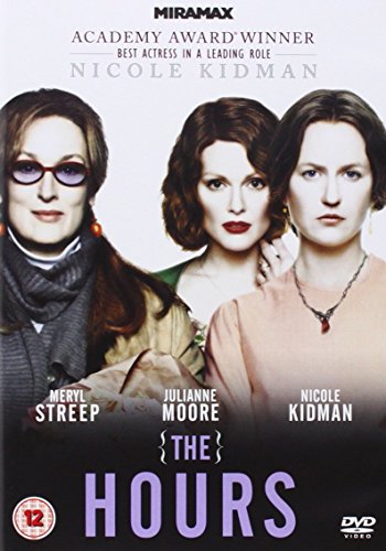 DVD cover for "The Hours" featuring Meryl Streep, Julianne Moore, and Nicole Kidman.