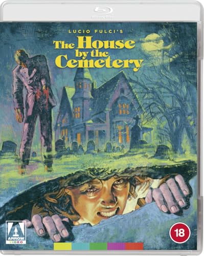 Blu-ray cover art showing a house, a figure, and a face peering from below.