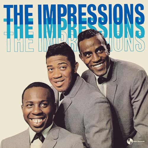 Three men in suits smiling on a beige background with blue text overlay.
