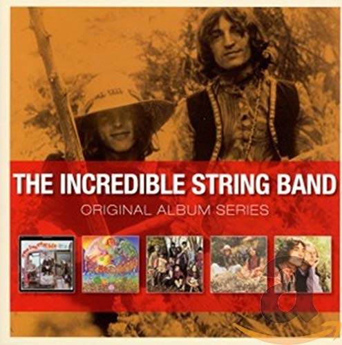 CD cover for The Incredible String Band, featuring two musicians and album art.