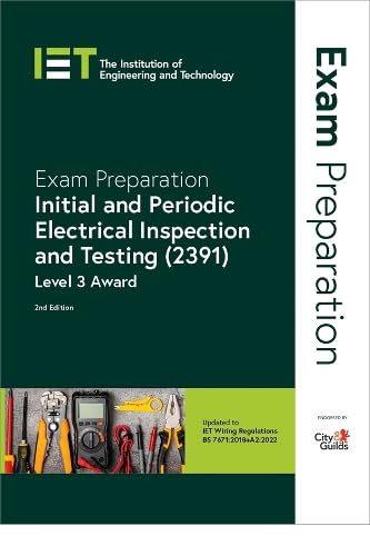 Book cover with title and barcode, likely featuring electrical or testing theme images.
