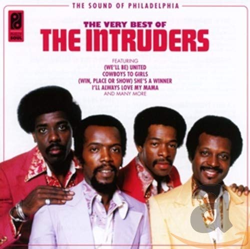 CD cover for The Intruders’ “The Very Best Of” album, four men pictured.