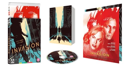The Invasion" Blu-ray case, disc, and cover featuring Nicole Kidman and Daniel Craig.