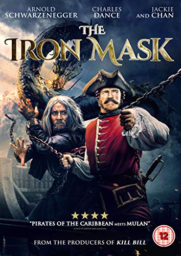DVD cover for The Iron Mask featuring two men and a large sea monster.