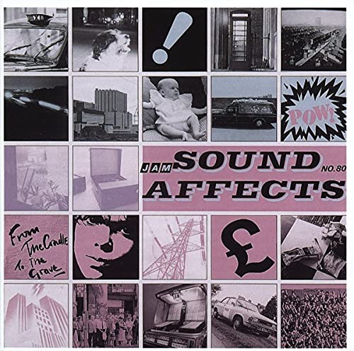 “Sound Affects” album cover by The Jam, collage of everyday scenes.