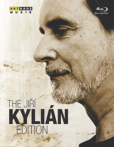 Close-up portrait of Jiří Kylián on Blu-ray/DVD cover.