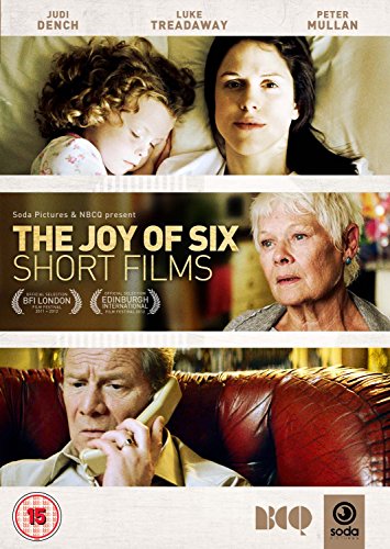 DVD cover for “The Joy of Six” featuring actors Judi Dench and Peter Mullan.