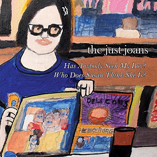 Painted album cover for The Just Joans’ “Has Anybody Seen My Boy?” vinyl.