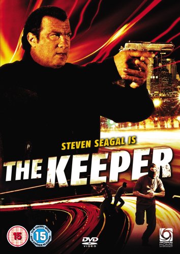 DVD cover for "The Keeper" featuring Steven Seagal holding a gun.