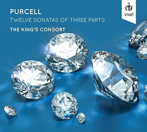 CD cover for Purcell’s “Twelve Sonatas,” featuring diamonds.