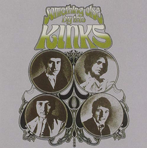 Album cover featuring four individual circular portraits of The Kinks on a gray background.