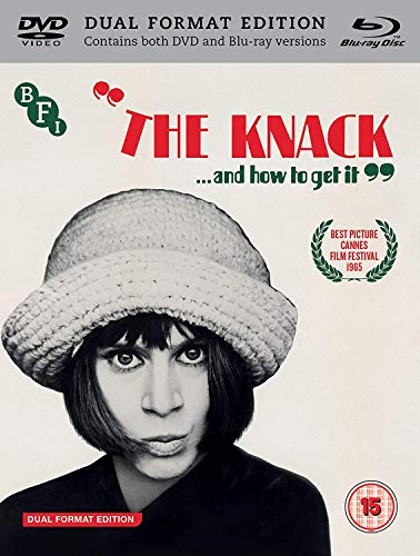 The Knack" Blu-ray cover featuring a woman in a bucket hat.