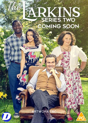DVD cover for "The Larkins: Series Two" featuring the main cast.