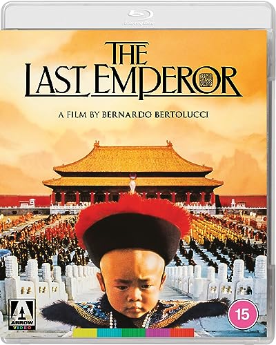 Blu-ray cover of The Last Emperor featuring a young boy in royal Chinese attire.