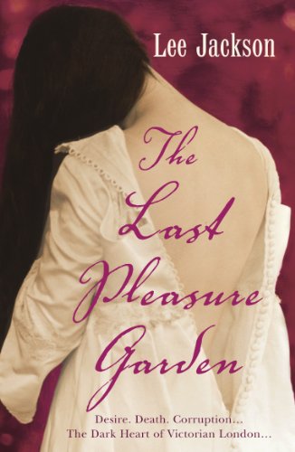 Book cover: woman in white dress, back view, red background.