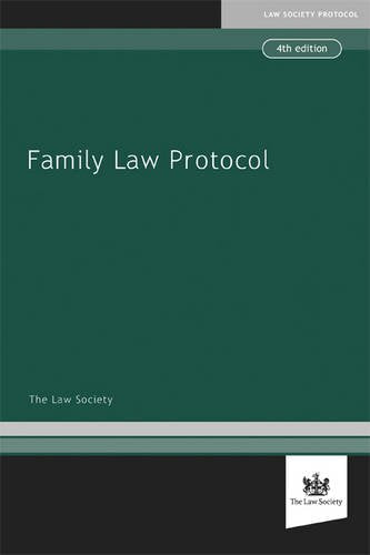 Green book cover with white text: "Family Law Protocol, 4th edition".