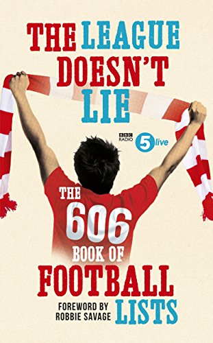 Book cover: football fan with arms raised, red jersey, title "The League Doesn't Lie".