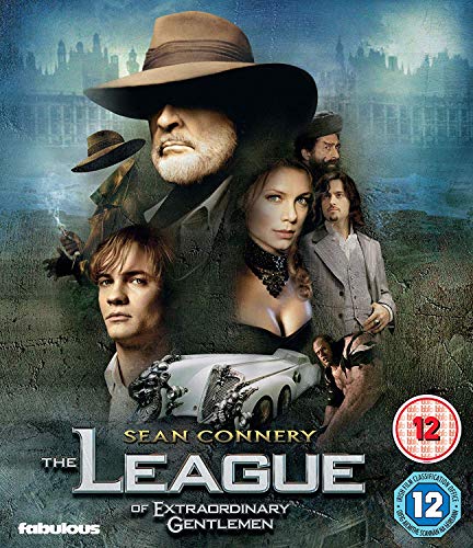 Blu-ray cover for "The League Of Extraordinary Gentlemen" featuring cast portraits.