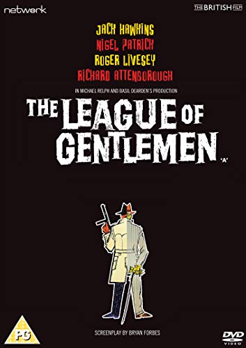 DVD cover for "The League of Gentlemen" featuring a man with a cane.
