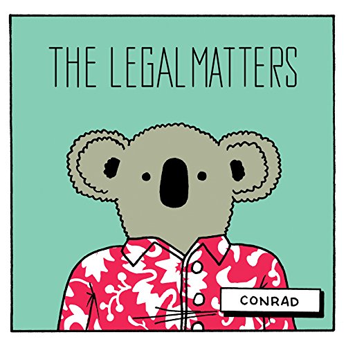 "Album cover featuring a cartoon koala in a pink shirt against a teal background."