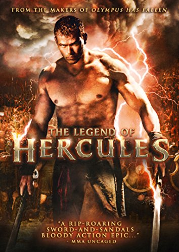DVD cover for "The Legend of Hercules" featuring a muscular man.