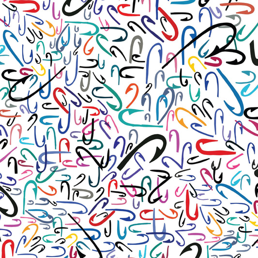 CD cover with colorful, abstract scribbles on a white background.