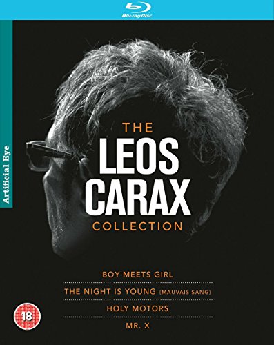 Blu-ray cover for "The Leos Carax Collection" featuring a black and white portrait.