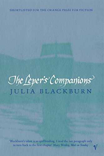 Book cover for "The Lepers Companions" by Julia Blackburn, teal background.