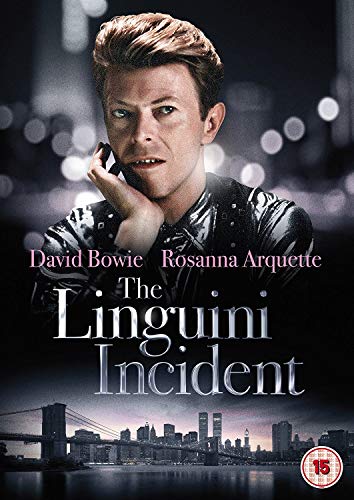 DVD cover featuring David Bowie, with a cityscape and 'The Linguini Incident' text.