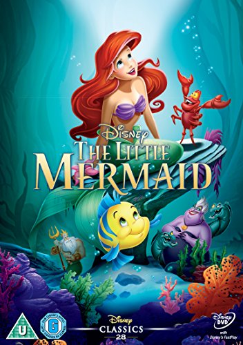 DVD cover for Disney’s *The Little Mermaid* featuring Ariel.