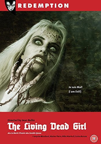 DVD cover art featuring a pale, bloody woman with long blonde hair and sharp nails.