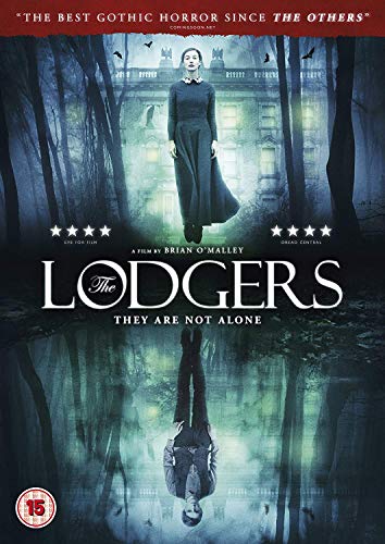 DVD cover showing a woman standing before a mansion with her reflection inverted below.