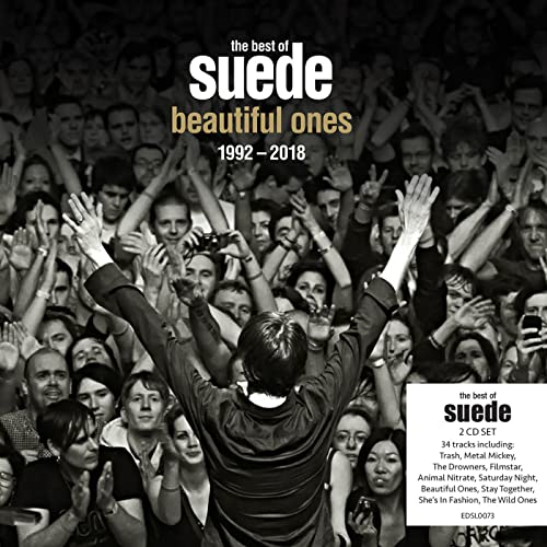 Black and white album cover for The London Suede’s “Beautiful Ones” compilation.