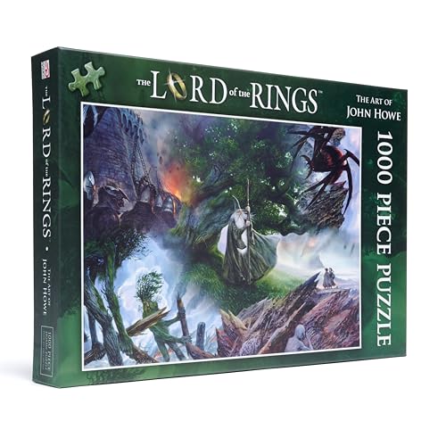 Box for 1000-piece jigsaw puzzle depicting Gandalf beneath a large tree.