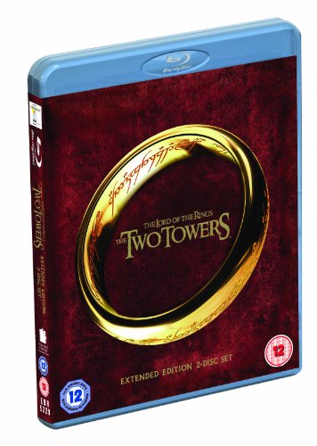 Blu-ray case for "The Two Towers" featuring the One Ring.